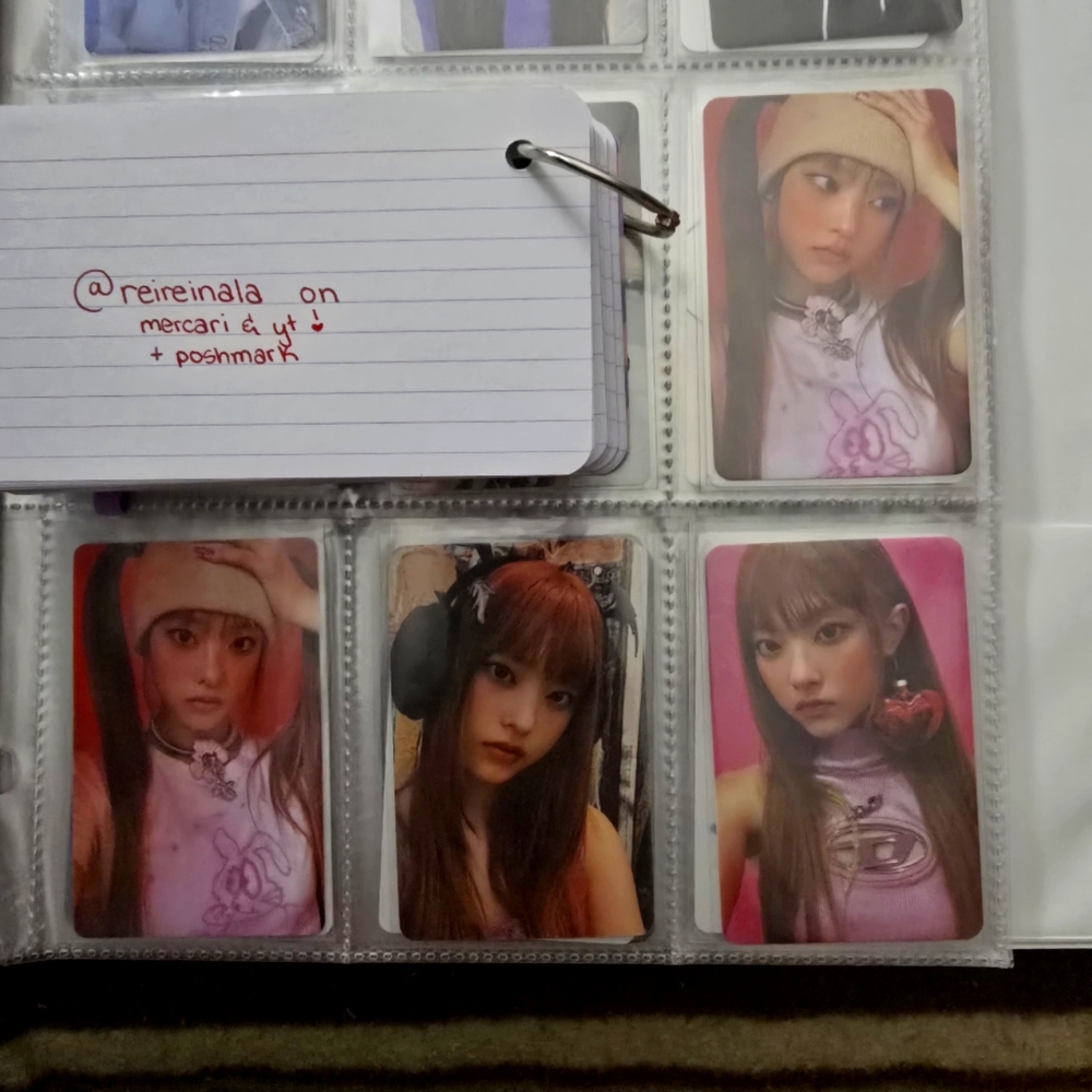 haerin njz newjeans omg photocards